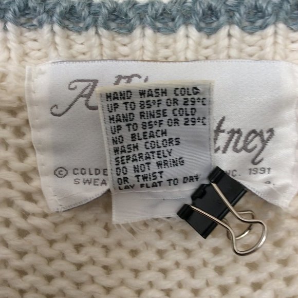 Allison Britney Vintage Cardigan Sweater Women's Size Medium - Picture 7 of 7